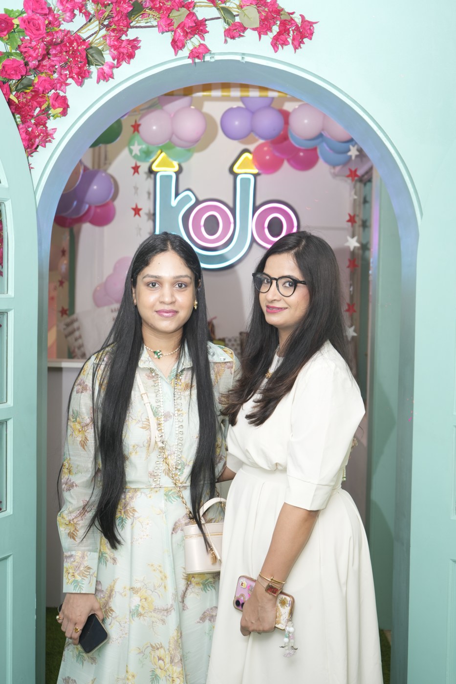 Manisha Bhura and Deeksha Duseja, Co-Founders of KOJO — Kingdom of Joy, at the Patia kingdom entrance