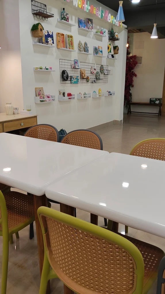 Art Café and craft display at KOJO Shaheed Nagar